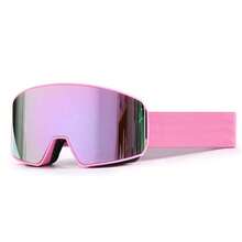 High Definition Double Layer Anti-Fog Ski Goggles, Suitable For Skiing, Cycling, Mountaineering, Snowmobiling And Other Outdoor Sports, TPU Frame, Double Layer Anti-Fog PC Lens - Multicolor - View 13