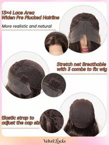 Topshe [Velvet Locks] 13x4 HD Lace Front Hairline Realistic Invisible 12 Inch Bob Straight Wig - Heat Resistant Synthetic Fiber, Pre-Plucked Natural Wave, Women's Shoulder Length Wig, Suitable For Party, Vacation, Versatile Glueless Lace Front Wig, Halloween - Multicolor - View 11