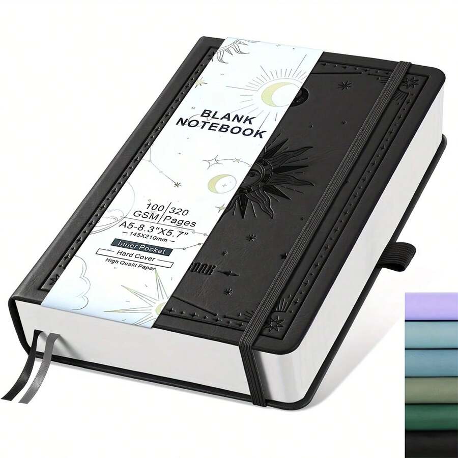 Blank Notebook Journal - 320 Pages, 100gsm Thick Paper, A5 Hardcover ...