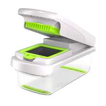 YUNRUX Kitchen Vegetable Slicer, Multifunctional Food Chopper, Vegetable Slicer - 白色 - 查看 4