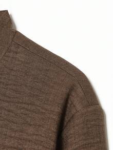 Seelio Autumn New Women's European And American Style Fashion Minimalist Frog Button Front Jacket - Coffee Brown - View 9