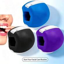 1pc Silicone Jaw Muscle Exerciser, For Training Jaw Muscles And Shaping Face, Adult Fitness Equipment - Black - View 2