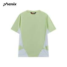 +Phenix Phoenix 針織華夫格白色短袖女款 T-shirt 2026SS 新款寬鬆上衣 - 淺檸綠 - 查看 1