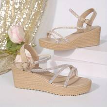 ISPORTE Women Wedges & Platform - 杏色 - 查看 3