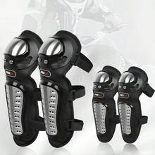 4-Piece Motorcycle Riding Protective Gear Set, Knee Pads + Elbow Pads Combination, Stainless Steel Shock Absorption Protection, Suitable For All Seasons - 4-piece Motorcycle Armor Set - View 11