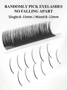 LAKIUU 12 Rows LJ LB LC LD Camellia Eyelash Flower Eyelashes Faux Mink Soft Volume Premade Fan Lashes Japanese And Korean Eyelash - View 5