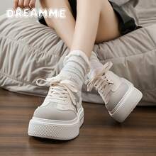 女款輕量多功能戶外訓練鞋，時尚厚底舒適休閒運動鞋，適合日常穿著 - 銀色 - 查看 5