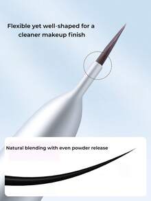 OEIEZ Foundation Brush - Tongue-Shaped Makeup Brush, Suitable For Liquid And Cream Foundation, Soft Synthetic Bristles, Creates Seamless High Coverage Facial Makeup, Professional Korean Beauty Tool, Suitable For Daily Use - Baby Blue - View 5