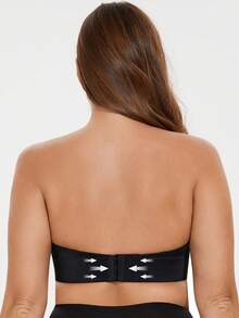 MELENECA Women's Strapless Minimizer Multiway For Large Bust Unlined Seemless Underwire Bandeau Bra - Black - View 3