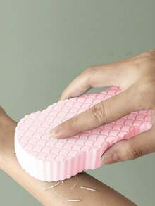 1/2/4 Powerful Dirt-Removing Bath Sponges, Fish Scale Pattern Exfoliating Bath Cotton, Reusable Foaming Bath Sponges, Which Can Remove Dead Skin And Dirt And Are Suitable For Daily Use In Bathrooms, Gyms, Hotels And Rental Houses. - Multicolor - View 11