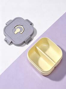 1300ml High-Capacity Leak-Proof Bento Box With 3 Compartments, Snap-Lock Freshness, Separable Food Storage, Ideal Lunch Box For Office Workers, Students Back To School, Picnic, Fruit And Snacks - Multicolor - View 13