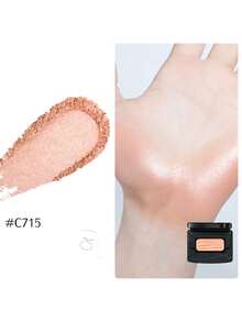 chéeryep 凍乾粉狀腮紅 C715，柔和自然色調，可疊加顯色，霧面妝效，持久輕盈，便攜隨身，適合旅行與送禮，2.1g/0.074 Oz. - C715 - 查看 6