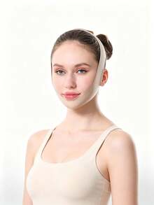1 Women's V-Face Lifting Face Bandage, Face-Lifting Mask, Sleep Chin Strap, Breathable Face Mask-Suitable For Daily Use And Back-To-School Season - Multicolor - View 4