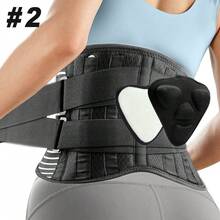 1pc Back Brace For Lower Back Brace, Breathable Waist Brace Adjustable Lumbar Support Belt For Men Women - Multicolor - View 11
