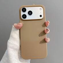 Compatible With IPhone 18 Pro Max 18 Pro 17 Pro 17 Pro Max 17 Case Liquid Silicone 3 Layers Full Covered Soft Gel Rubber Phone Case,Fresh Summer Color Palette,Shockproof Protective Case With Anti-Scratch Microfiber Lining Compatible With Iphone 13 11 16 Pro Max 15 14 Plus 12 Mini XS Max 7 8 Plus - Khaki - View 3