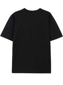 T-Shirt Uomo Girocollo 100% Cotone 180g, Stampa Vintage Parco Nazionale Classica, Resistente E Morbida, Top Casual Per Uso Quotidiano E Outdoor - Black - View 2