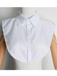 Detachable Fake Collar, Unisex, Business Casual, Versatile, Sleeveless - Multicolor - View 5