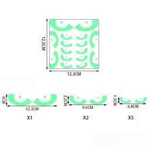 8 Pairs/Sheet Fluorescent Glow-In-The-Dark Halloween Window Decal Set, Removable Fluorescent Halloween Staircase Wall Decals, Suitable For Home Wall And Window Decoration, Halloween Eye Window Decals. - Multicolor - View 8