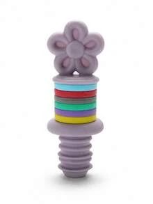 1pc 4-Color Floral Wine Bottle Stopper, Decorative Bottle Seal, Suitable For Red Wine, Beverage Bottles, Home Bar, Party, Birthday Celebration Decoration - Multicolor - View 9