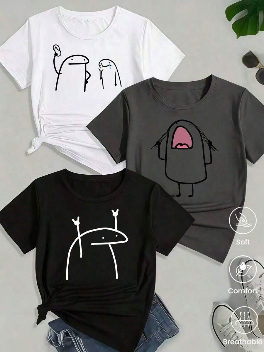 Women T-Shirts - Dark Grey - View 1