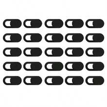 100/50/25/5pcs Camera Privacy Covers, Plastic Camera Privacy Covers, Suitable For IPhone Laptop PC Smartphone Camera Slider, Waterproof, Shockproof, Anti-Drop, Anti-Scratch, Wear-Resistant, Anti-Fingerprint, Full Coverage - Black - View 15