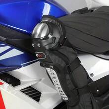 4-Piece Motorcycle Riding Protective Gear Set, Knee Pads + Elbow Pads Combination, Stainless Steel Shock Absorption Protection, Suitable For All Seasons - 4-piece Motorcycle Armor Set - View 3