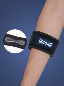GOUNOD 1件裝可調式旋鈕運動護肘,壓力式護肘內置矽膠緩衝墊,棒球羽球訓練運動配件 - 彩色 - 查看 10