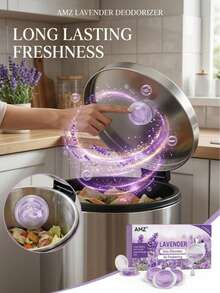AMZ Lavender Trash Can Deodorizer Pods Long Lasting Fresh Scent Odor Eliminator Self Adhesive Air Freshener Stickers For Garbage Can Kitchen Bathroom Home - Multiple Styles - View 12