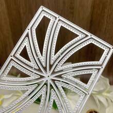 Troquel de metal para hacer tarjetas de rompecabezas cuadradas, molde de papel para relieve, adecuado para scrapbooking, DIY, álbum de fotos y suministros para hacer tarjetas (03) - MC1260 - Ver 9