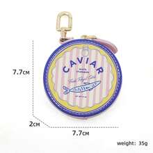 Fashion UV Printed Mini Keychain Bag Accessory Charm, Creative Printed Cartoon Coin Purse - Multicolor - View 11
