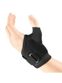 1pc Adjustable Thumb Wrist Support, Molded Aluminum Plate Wrist Guard, Suitable For Various Sports And Fitness, Outdoor Use, Breathable Hand Sprain Wrist Support, Universal For Left And Right Hands - Multicolor - View 11
