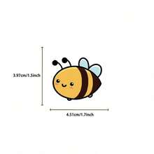 100pcs Cartoon Animals Sticker Aesthetic Cute Graffiti Decals For Laptop Luggage Computer Scrapbook Stationery Phone Sticker Gifts, Back To School - Multicolor - View 8