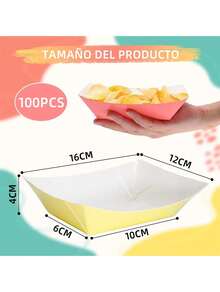 Disposable Serving Trays - Multicolor - View 2