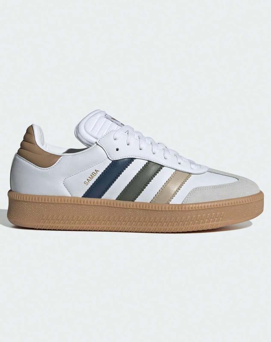 Adidas Spring/Autumn Unisex T-Toe Classic Versatile Fashion Sports Shoes, German Training Shoes, Couple Shoes JI4277 - White/Earthy Brown/Light Gray - View 1