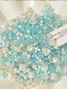 Mixed DIY Loose Beads, Suitable For Vacation Beach Daily Bracelet Making, Phone Chain Making, Earrings, Curtains, Bag Decoration - Multicolor - View 7