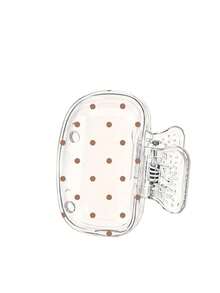 Minimalist Fashion Polka Dot Toothbrush Holder/Multi-Color Polka Dot Toothbrush Cap/Portable Toothbrush Accessory/Home And Travel Toothbrush Protective Cover/Cute Toothbrush Storage Clip/Home Organization/Travel Essential/Cute Design/Fashion Storage/Transparent Protective Cover/Toothbrush Box/Family User/Oral Care Accessory - Multicolor - View 15