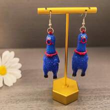 1 Pair Funny & Creative Mini Scream Chicken Dangle Earrings, Suitable For Men And Women Everyday Wear And Festivals - Screaming Chicken Earrings - View 18