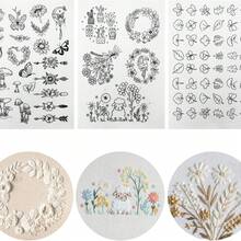 LAMYA Patemby Modern Embroidery Pattern Set, Geometric & Boho Designs, Printable PDF, DIY Home Decor Gift For Her - 5735 - View 14