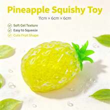 Creative Oversized Pineapple Squeeze Toy, Stress Relief Fruit, Viral Venting & Decompression Gadget - Multicolor - View 4