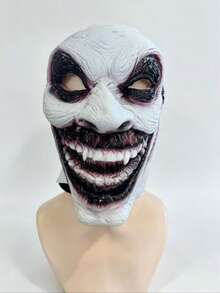 Masque ScCosplay Ary Halloween Tête Complète Latex Masque de Démon Réaliste Accessoire de Costume Halloween Visage de Fantôme - Plusieurs styles - Voir 9