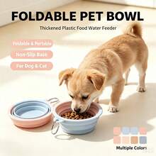 1pcs Non‑Slip Thickened Plastic Pet Bowl, Durable Feeding & Water Bowl For Cat & Dog, Household Daily Pet Supplies - 350ml - View 10