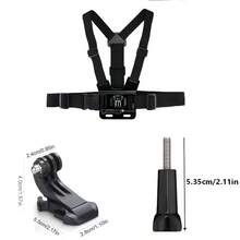 Tali Penyangga Dada yang Dapat Diatur | Harness Tubuh untuk Kamera Aksi | Dapat Diatur Sepenuhnya, Satu Ukuran Cocok untuk Sebagian Besar Tipe Tubuh - MultiWarna - View 11