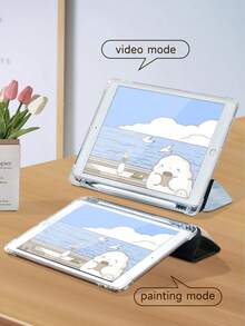 Kingsung Casing Tablet Motif Anjing BOOP, Kompatibel dengan iPad 9.7/10.2/10.5/10.9/12.9/Pro 11, Generasi ke-10, Kompatibel dengan Galaxy Tab S6 Lite 10.4 inci, Kompatibel dengan Kindle Paperwhite Generasi ke-12 2024, Kindle (Generasi ke-11) Versi 2022, Perlindungan Jatuh Lembut, Dudukan Pintar/Bangun/Tidur Otomatis - MultiWarna - View 7