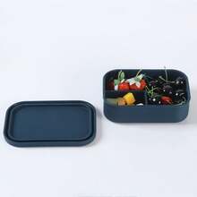 New Silicone Lunch Box, Microwave Heating Food Storage Container, Divided Sealed Bento Box, Multiple Other Styles Of Tableware Available - Multicolor - View 8
