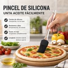 3-Piece Baking Set With Silicone Spatula, Pastry Brush And Whisk, Kitchen Utensils With Transparent PS Plastic Handle For Baking And Cooking - 無色 - 查看 2