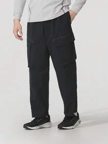 Under Armour Quần dài nam Unstoppable Utility Cargo vải dệt, phong cách thường ngày đi làm và du lịch, 1388827-001 - đen - Xem 1