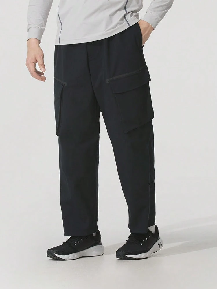Under Armour Quần dài nam Unstoppable Utility Cargo vải dệt, phong cách thường ngày đi làm và du lịch, 1388827-001 - đen - Xem 1