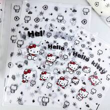 SANRIO 1pc Transparent Waterproof Zipper Storage Bag With Hello Kitty Print, Portable Travel Luggage Sorting Pouch For Underwear, Socks & Cosmetics - Travel Storage Bag - View 10