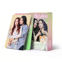 92張牛奶愛心Lomo卡片，適合生日禮物、青少年女孩禮物、K-Pop粉絲禮物，牆面拼貼裝飾、美學房間裝飾、照片牆 - 彩色 - 查看 6