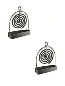 1pc Metal Mosquito Coil Holder, Suitable For Hanging Or Aromatherapy, Perfect For Living Room/Bedroom Decor And Outdoor Camping - Cage - View 15